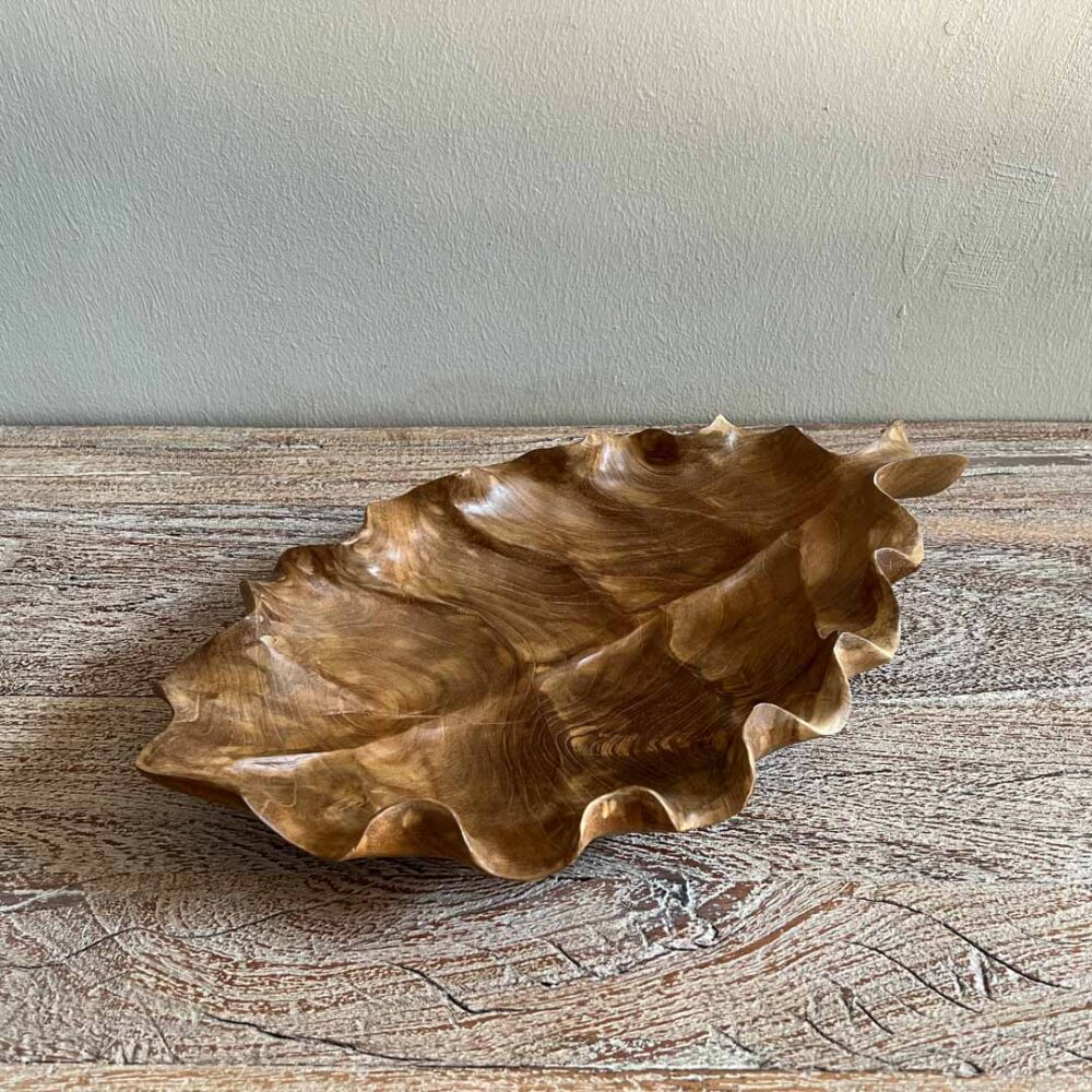 Deco madera hoja picoteo — Serie III