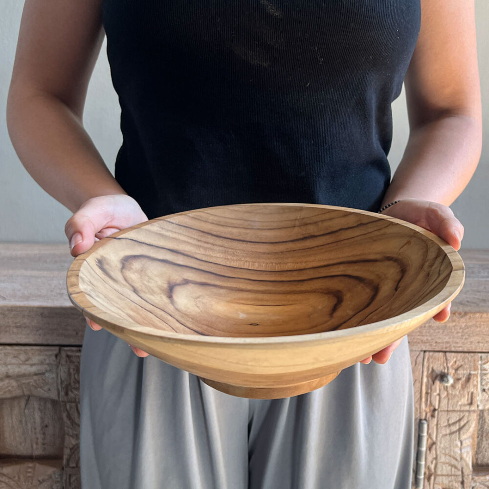 bowl ensaladera madera — Serie III