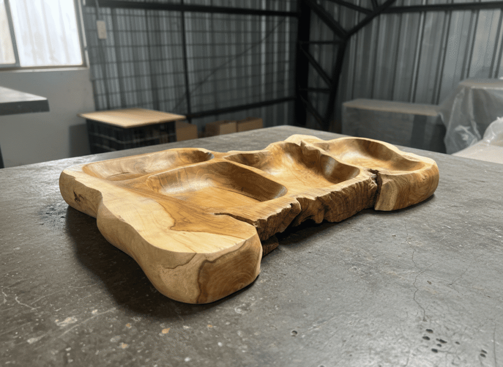 Tabla grande picoteo madera — Serie VI