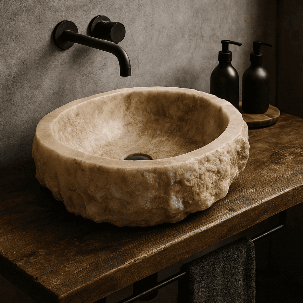 Lavamano piedra Ñuble 68x60x25 cm