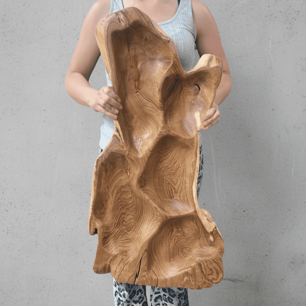 Tabla grande picoteo madera — Serie VI