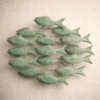 Deco pared peces — verde agua