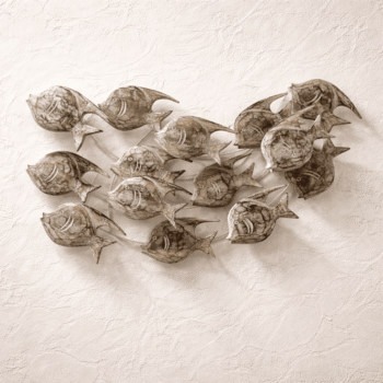 Deco pared peces — decapado