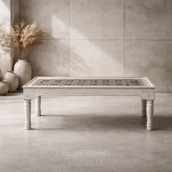 Mesa de café minimalista y elegante Mesa comedor Busan 200 x 114 x 79 cm