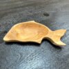 Bowl decorativo madera picoteo pez
