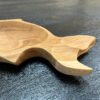 Bowl decorativo madera picoteo pez