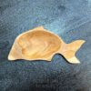 Bowl decorativo madera picoteo pez