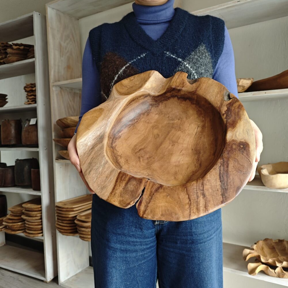 Bowl ensaladera madera Deco 40 diámetro