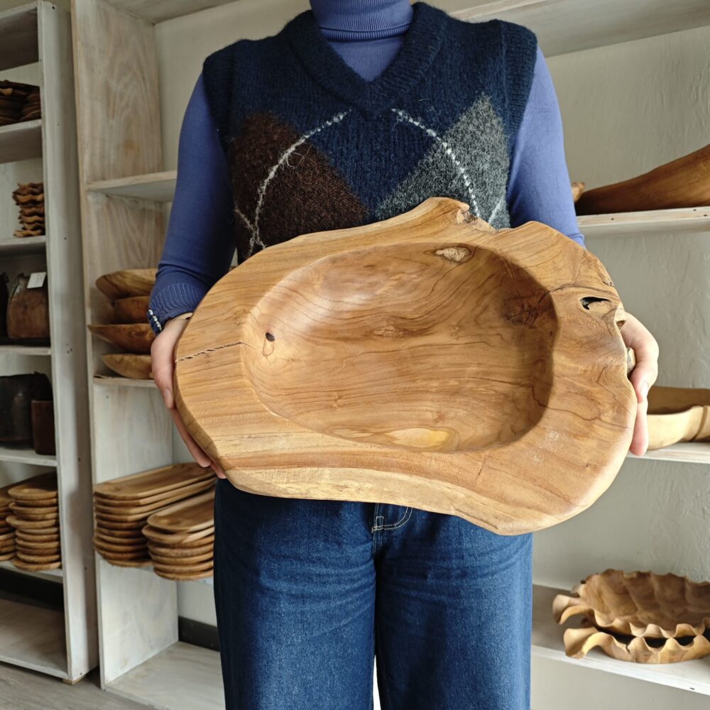 Bowl ensaladera madera Deco 40 diámetro