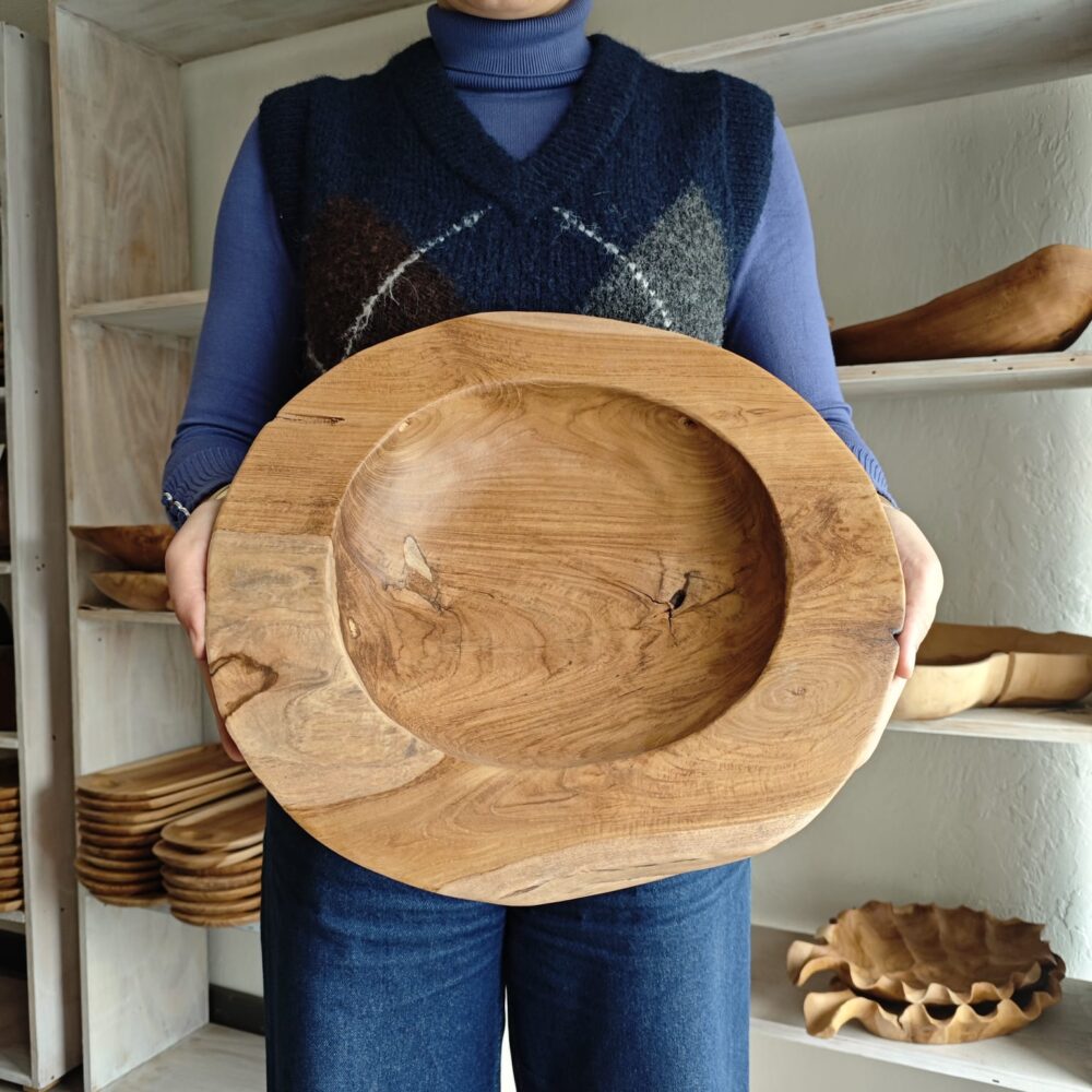 Bowl ensaladera madera Deco 40 diámetro
