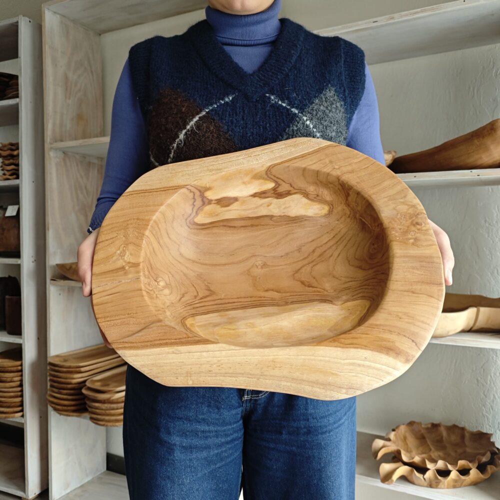 Bowl ensaladera madera Deco 40 diámetro