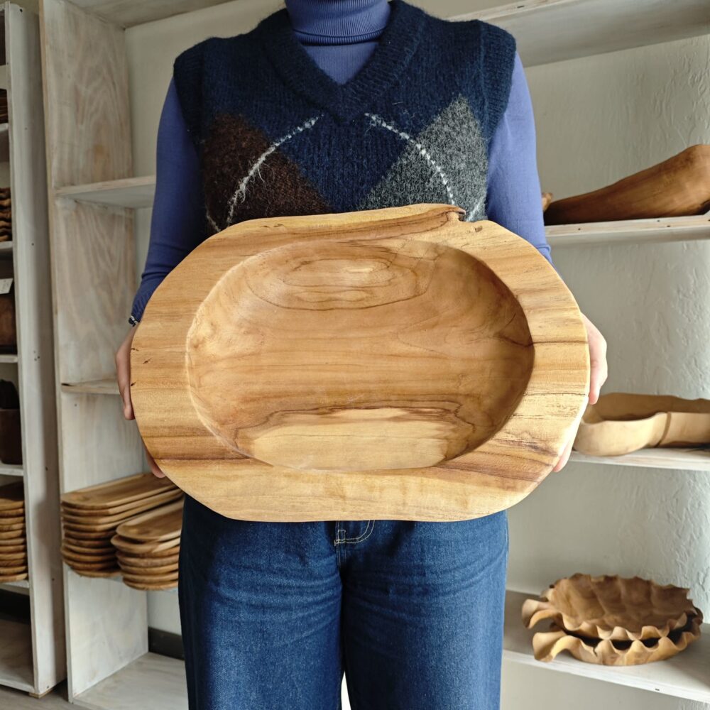 Bowl ensaladera madera Deco 40 diámetro