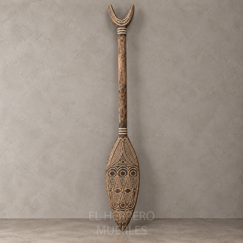 Deco remo Marlín madera teca 112x21 cm