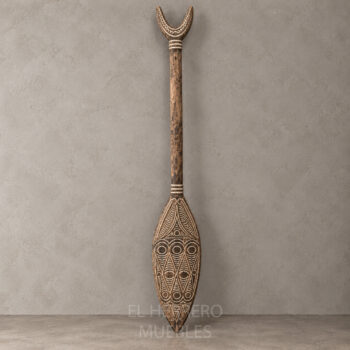 Deco remo Marlín madera teca 112x21 cm