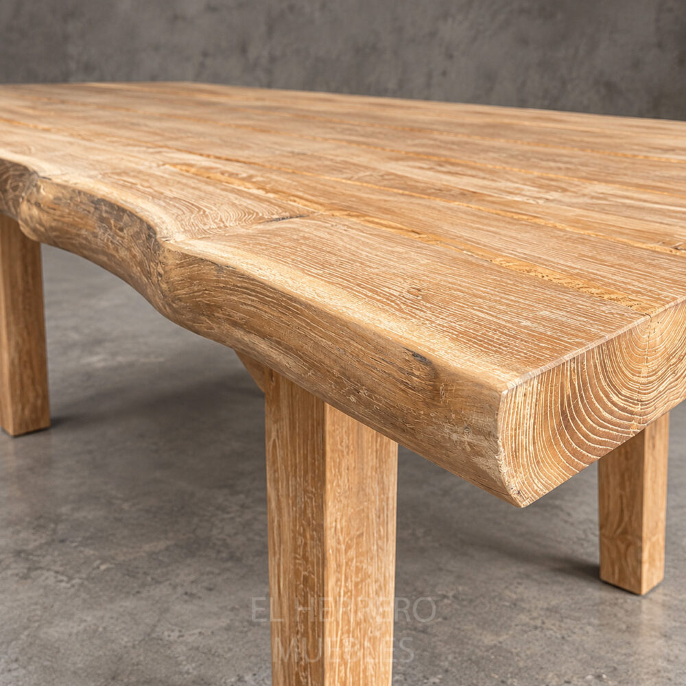 Mesa comedor Nuv madera teca 200x105x78 cm
