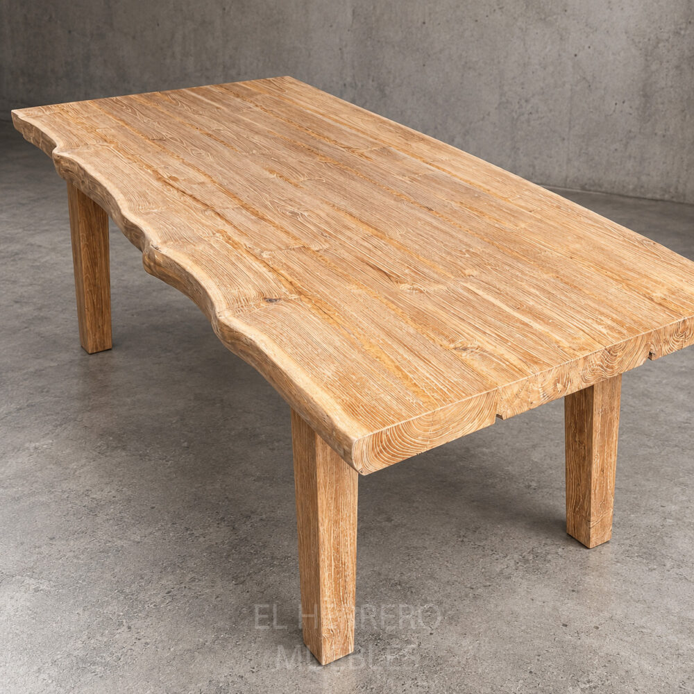 Mesa comedor Nuv madera teca 200x105x78 cm