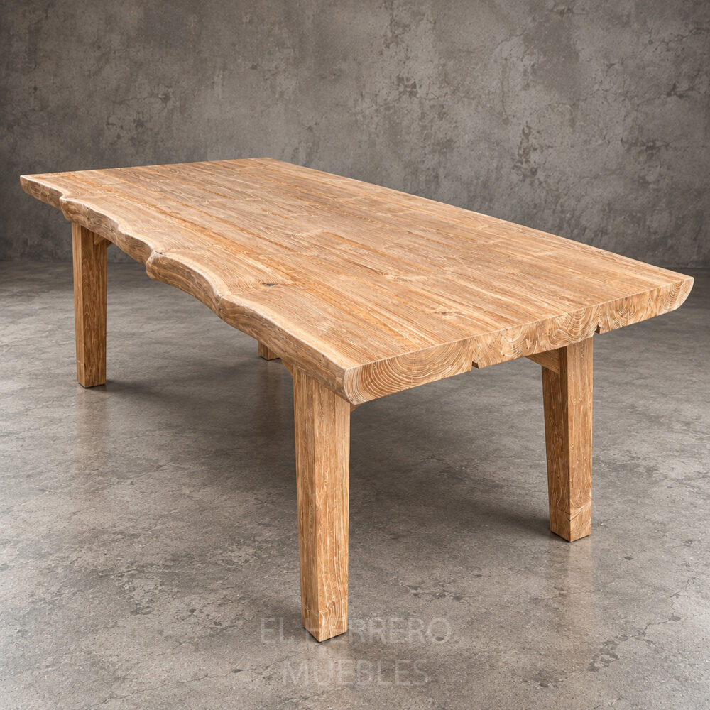 Mesa comedor Nuv madera teca 200x105x78 cm