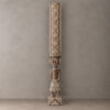 Deco escultura madera teca tamarindo prox 250 cm altura
