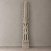 Deco escultura madera teca Bonfil prox 250 cm altura