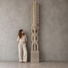 Deco escultura madera teca Bonfil prox 250 cm altura