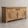 Buffet Ruca madera teca cajones y puertas 160x45x70 cm